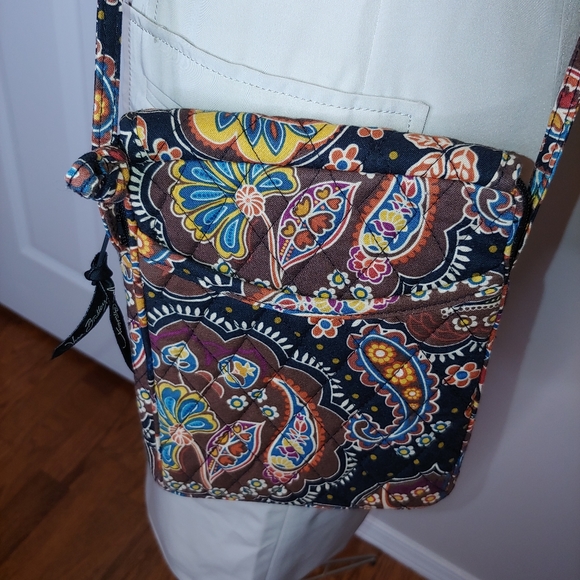 Vera Bradley brown floral mini hipster crossbody… - Picture 7 of 7